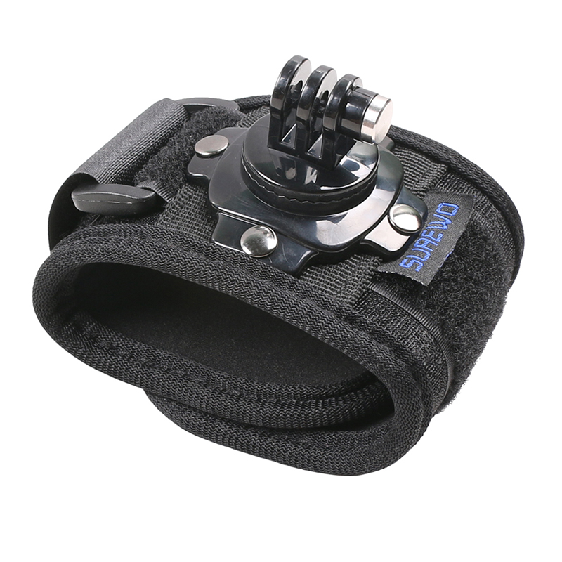 Gopro Action Camera Hero 13 Black - Supporto per cinturino da polso SUREWO