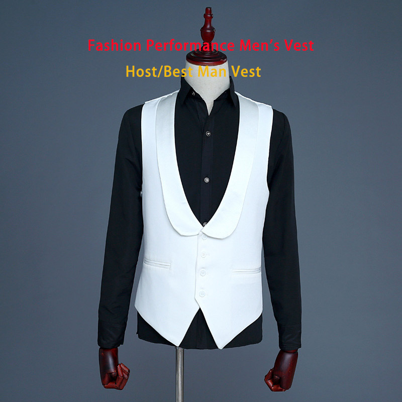 Photography Vest - 2025 Gilet da uomo bianco alla
