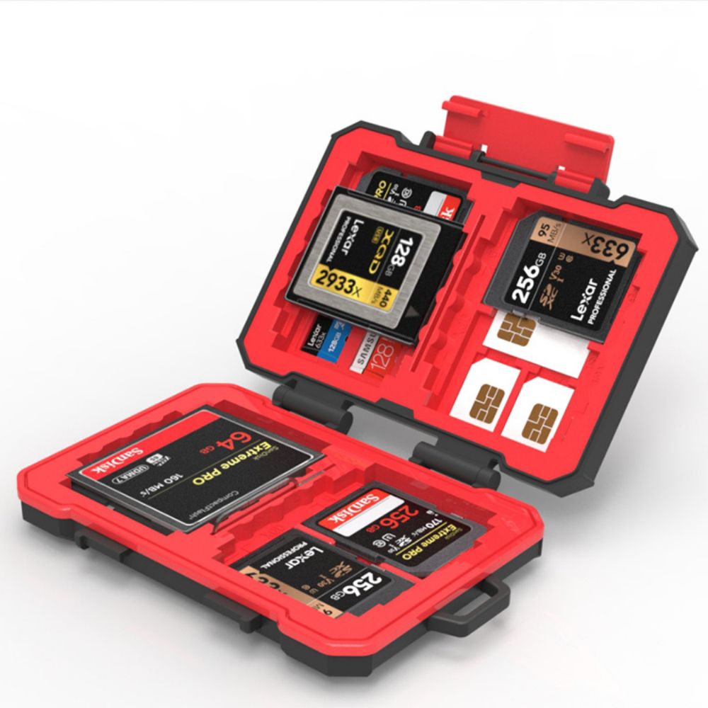Photography Sim - Scatola per Schede SD e MicroSD,