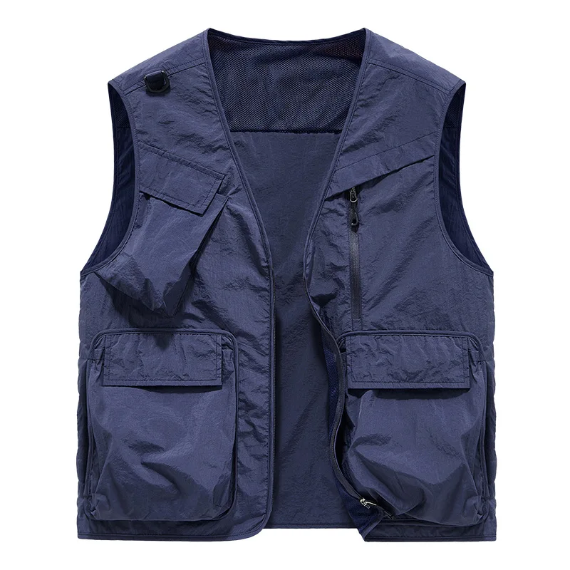 Photography Vest - Gilet Estivo da Uomo Taglia Grande,