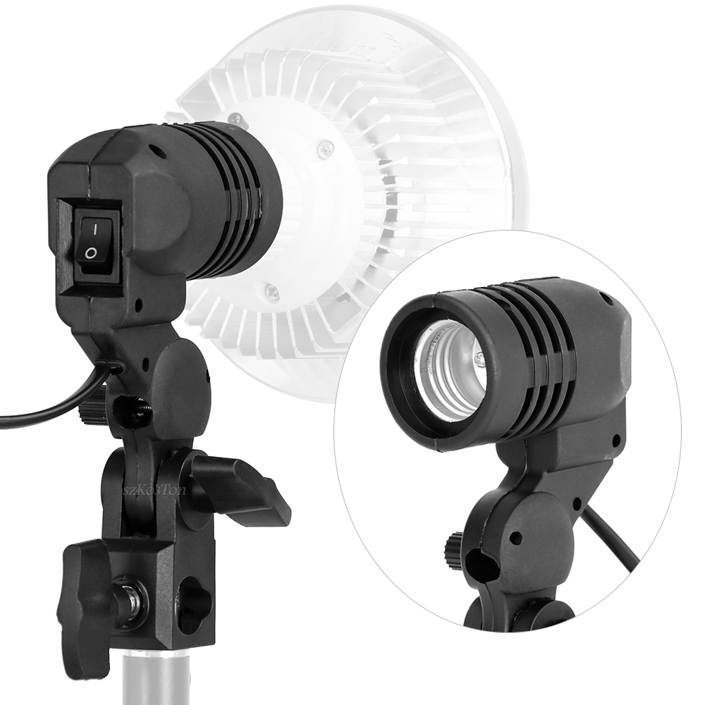 Photography Umbrella Lighting Kit - Portalampada a testa singola Presa E27