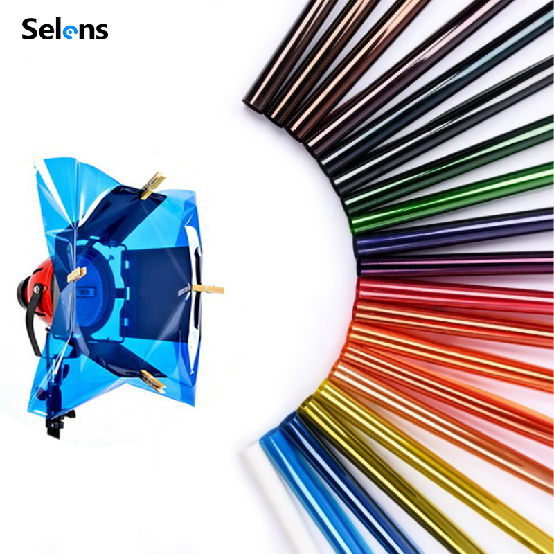 Photography Umbrella Lighting Kit - Selens 14 Colori 40*50 cm Filtro
