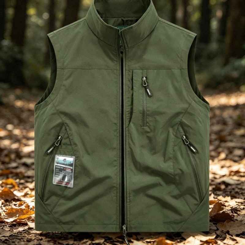 Photography Vest - Gilet Multitasche da Uomo per Fotografia