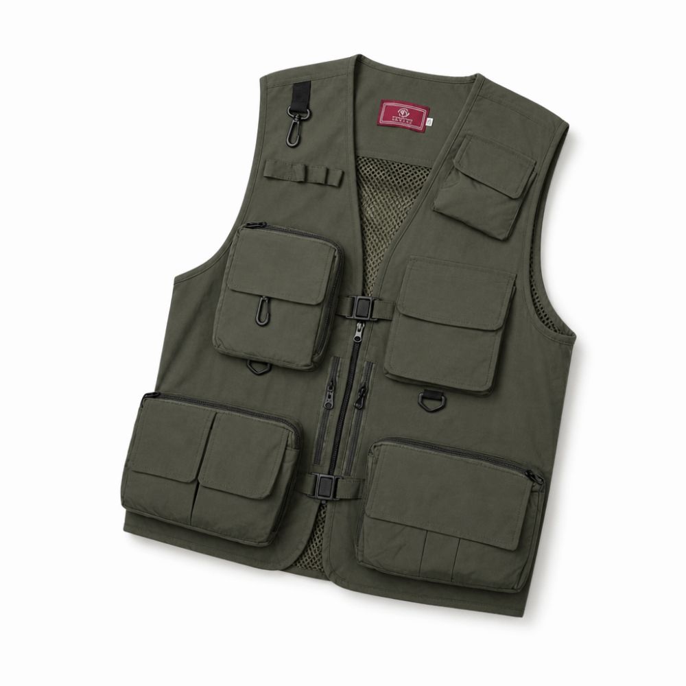 Photography Vest - Gilet da Pesca Impermeabile Casual, Gilet