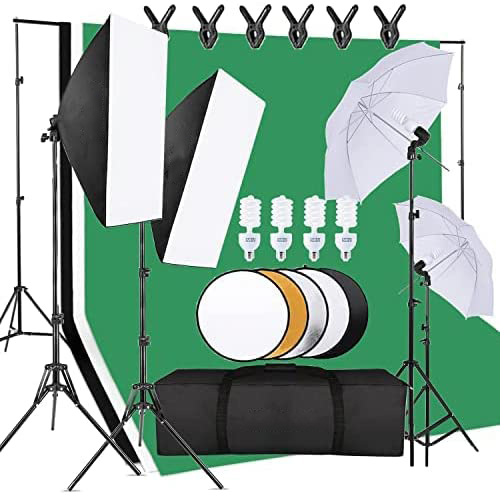 Photography Umbrella Lighting Kit - Il set di attrezzature per studio