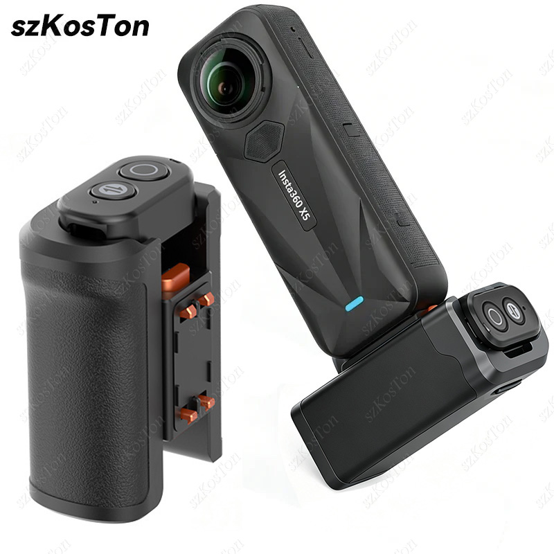 Photography Grip Insta360 X5 - Impugnatura in alluminio per fotografia aerea