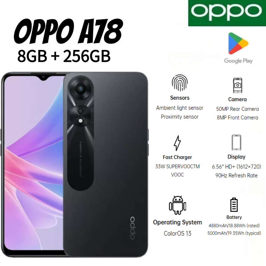 Photography Sim - Nuovissimo Smartphone OPPO A78 Edizione Globale