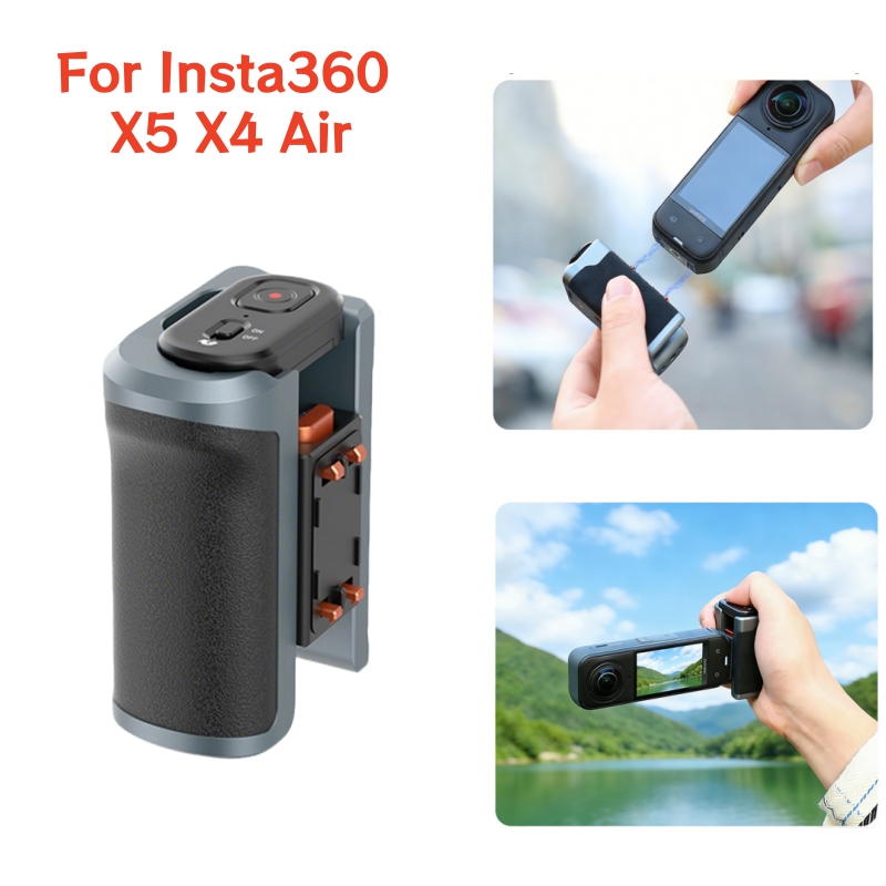 Photography Grip Insta360 X5 - Telecomando Bluetooth per Insta360 X5, Impugnatura