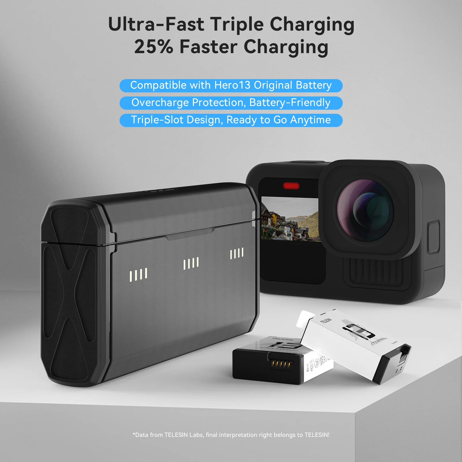 TELESIN Scatola di ricarica ra - Gopro Action Camera Hero 13 Black recensione e prezzo