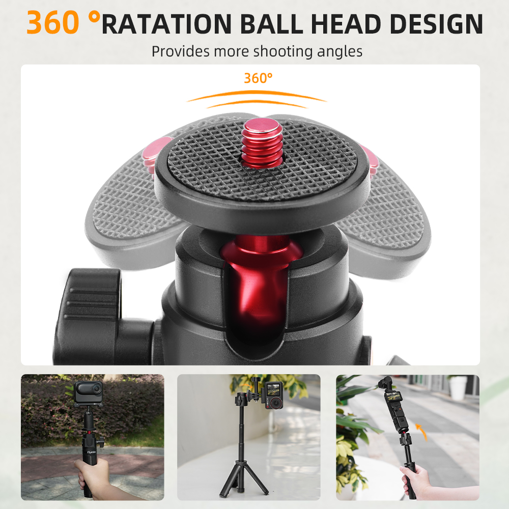 Flymile Palo di prolunga Trepp - Photography Grip Insta360 X5 recensione e prezzo