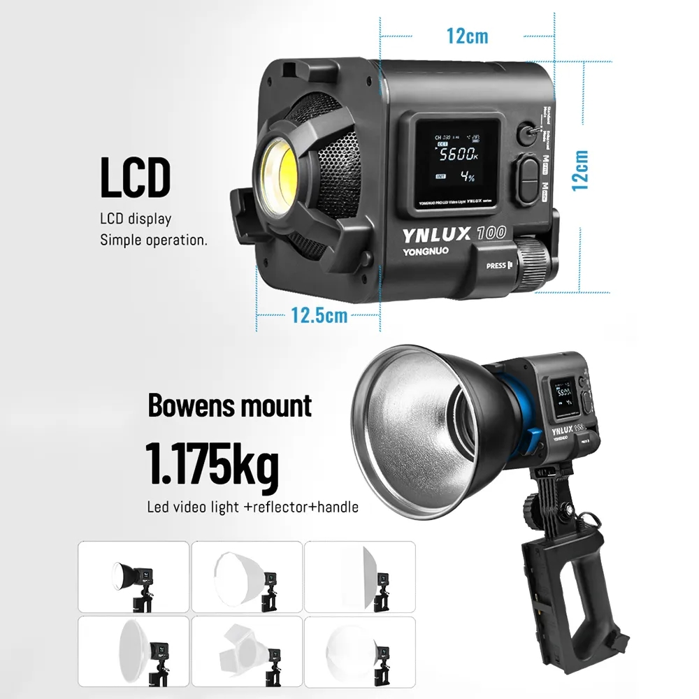 YONGNUO YNLUX100 100W 3200K-56 - Photography Studio recensione e prezzo