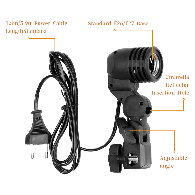 Cavo da 1,8 m Supporto per lam - Photography Umbrella Lighting Kit recensione e prezzo