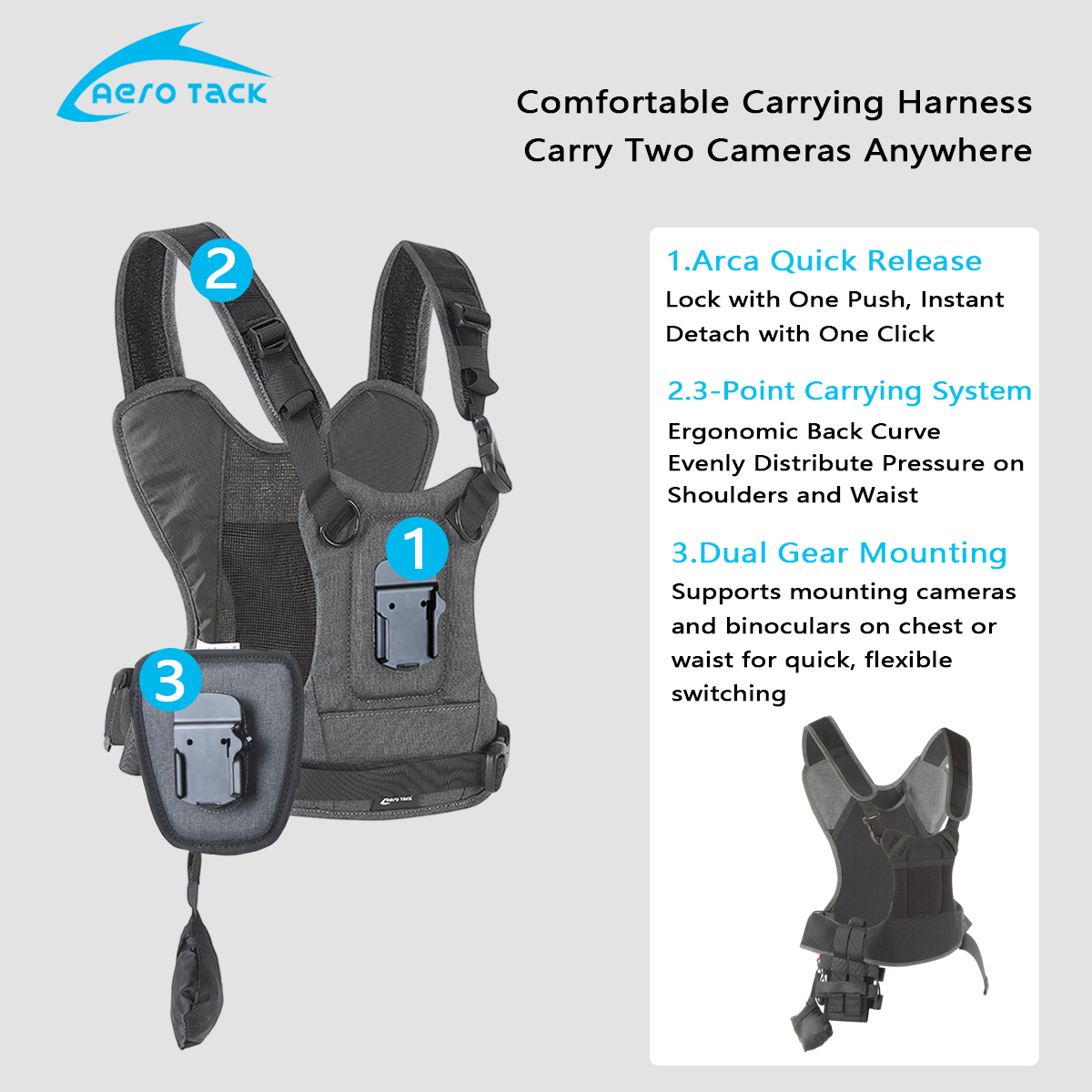 Cinghia per Fotocamera Aero Ta - Photography Vest recensione e prezzo