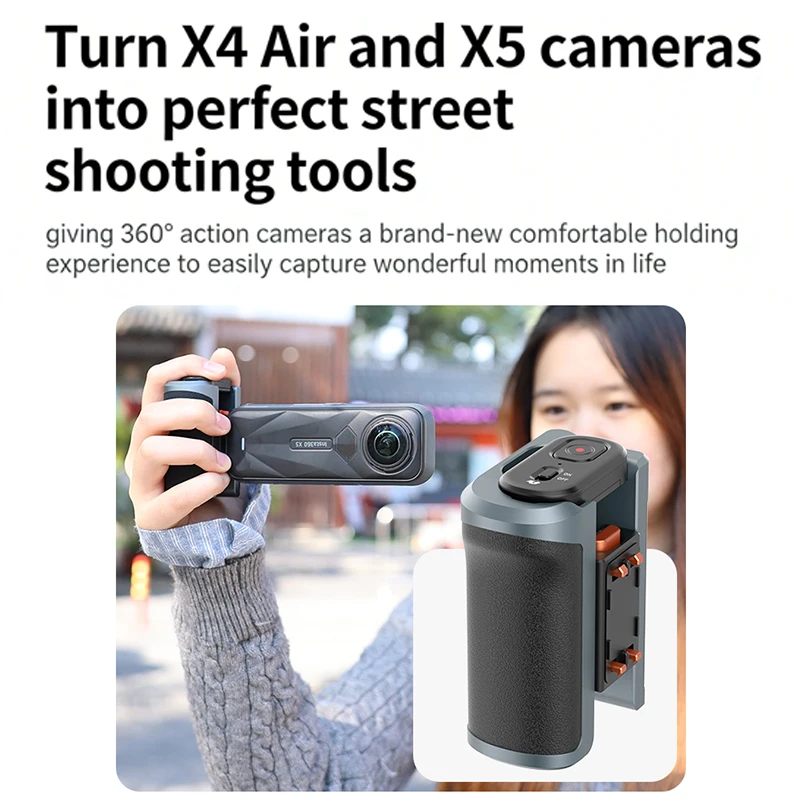 Supporto in Alluminio Xplorer  - Photography Grip Insta360 X5 recensione e prezzo