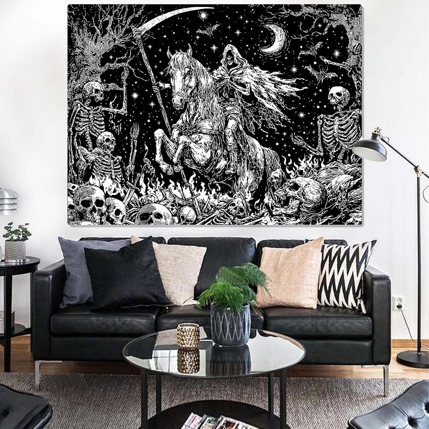 Tapestry Gotico con Scheletro, - Photography Dark recensione e prezzo
