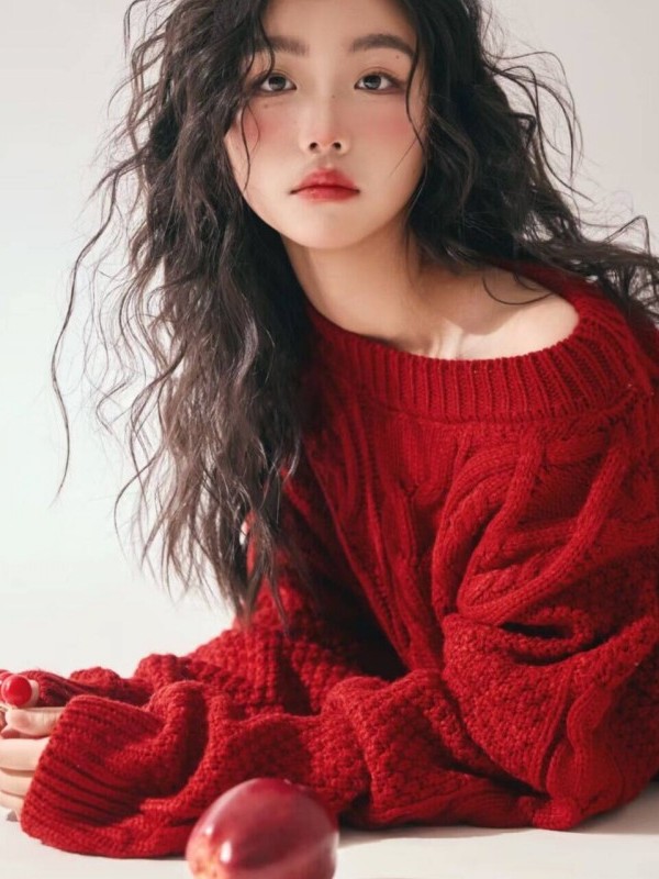 Maglione Rosso per Ragazze, Fo - Photography Studio recensione e prezzo