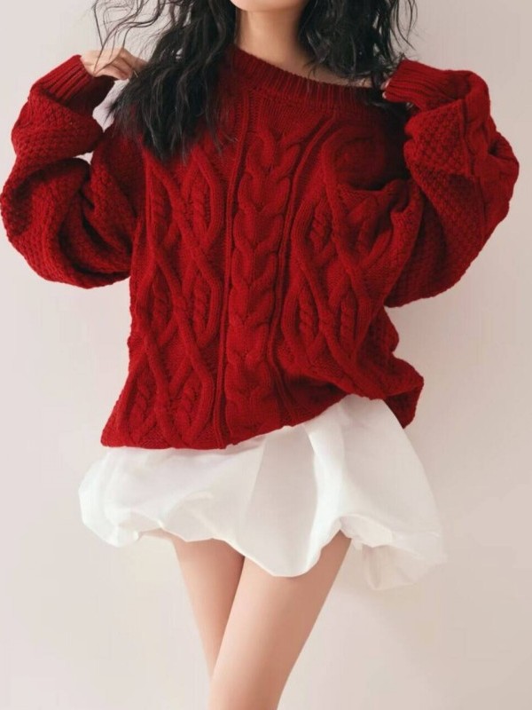 Maglione Rosso per Ragazze, Fo - Photography Studio recensione e prezzo