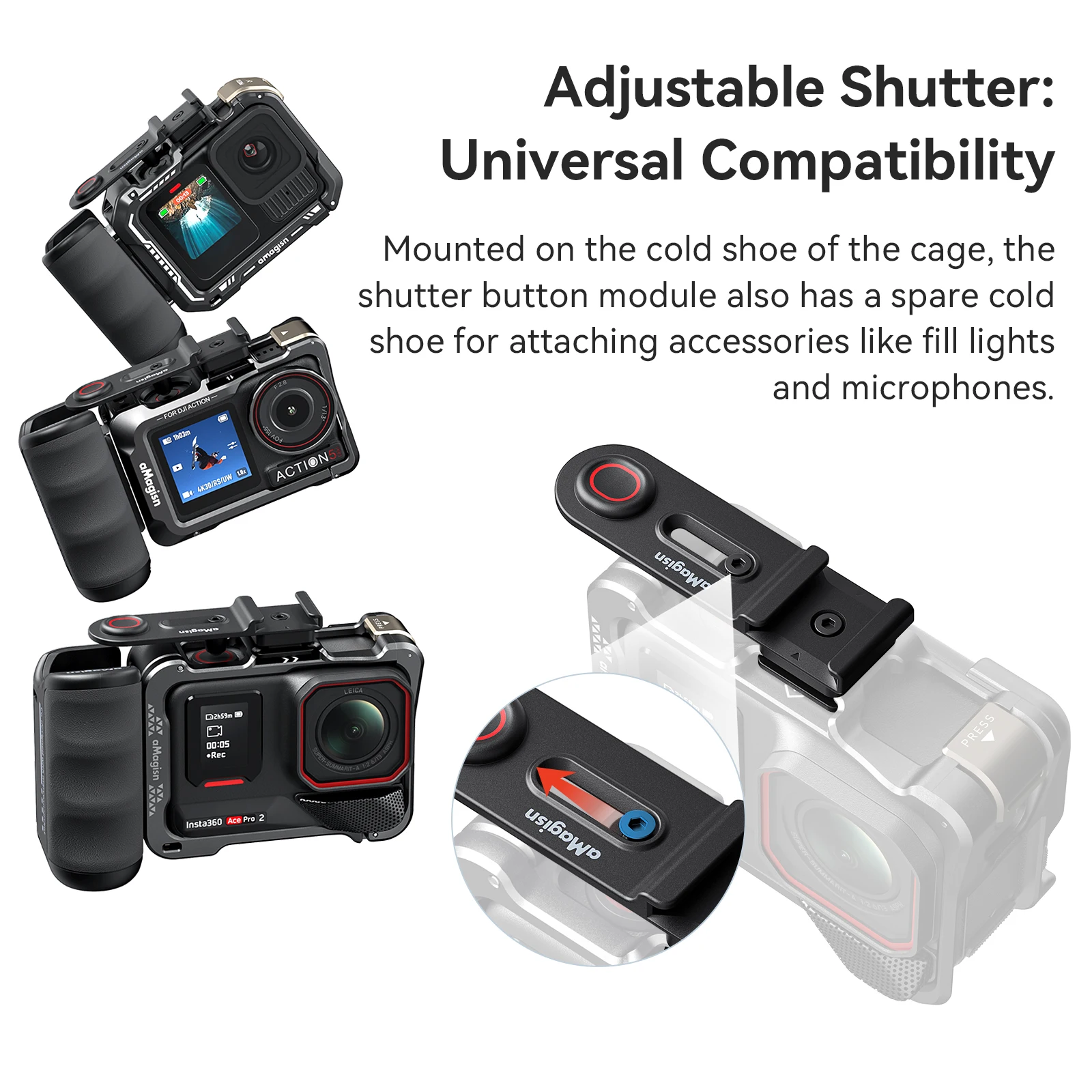 Impugnatura universale per fot - Photography Grip Insta360 X5 recensione e prezzo