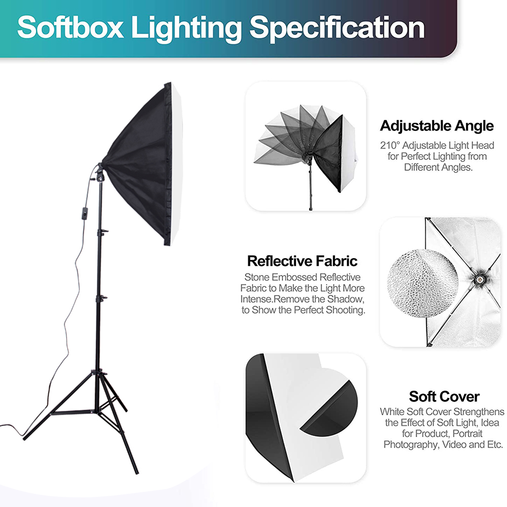 Il set di attrezzature per stu - Photography Umbrella Lighting Kit recensione e prezzo