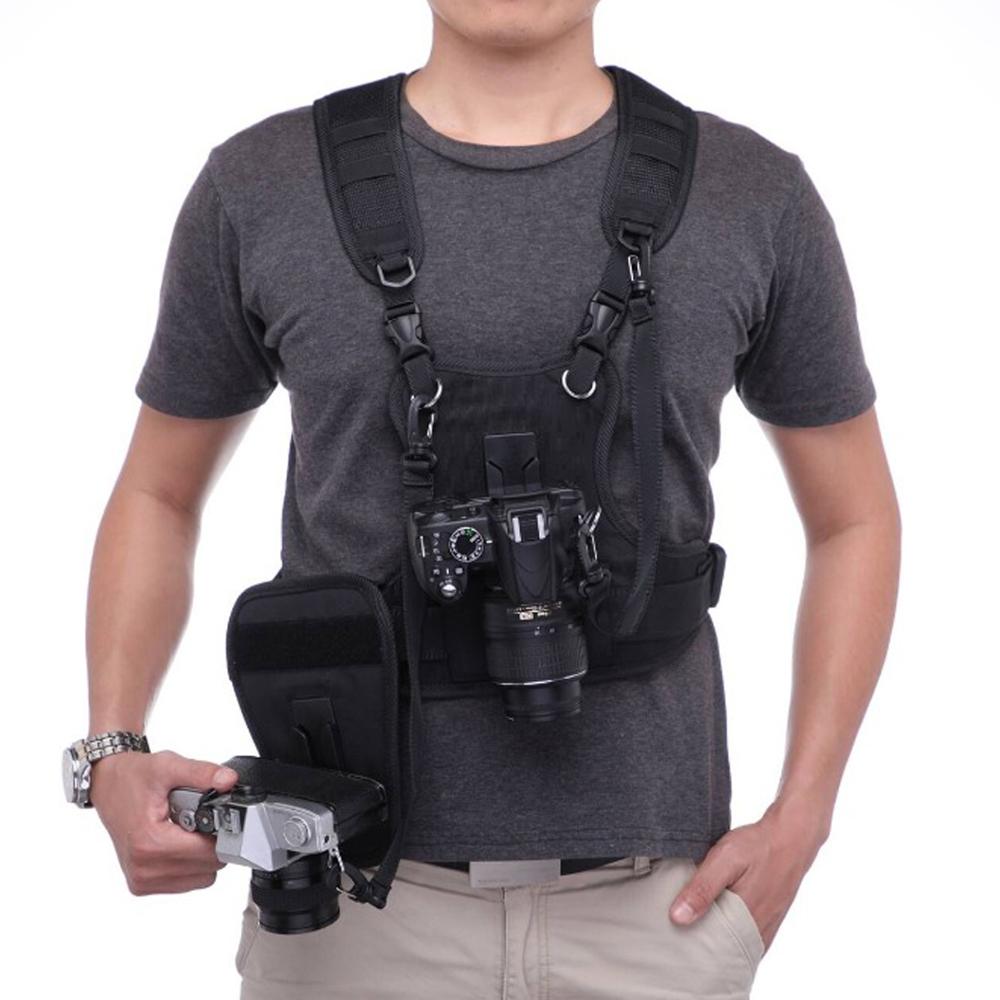 Con 2 DSLR doppia tracolla per - Photography Vest recensione e prezzo
