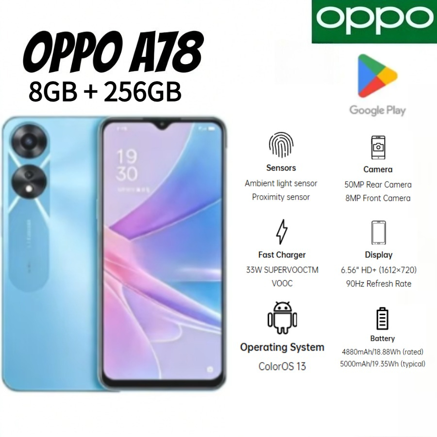 Nuovissimo Smartphone OPPO A78 - Photography Sim recensione e prezzo